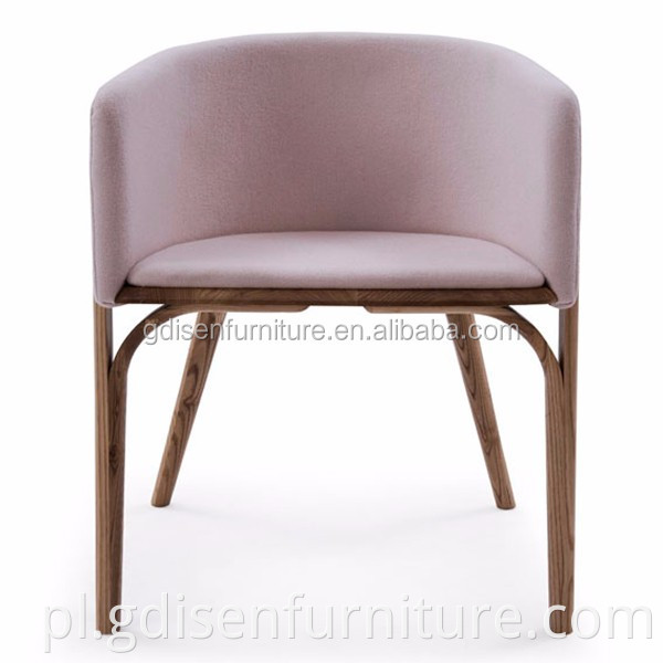 Nowoczesne drewniane krzesło do jadalni krzesło do jadalni krzesło tkaninowe